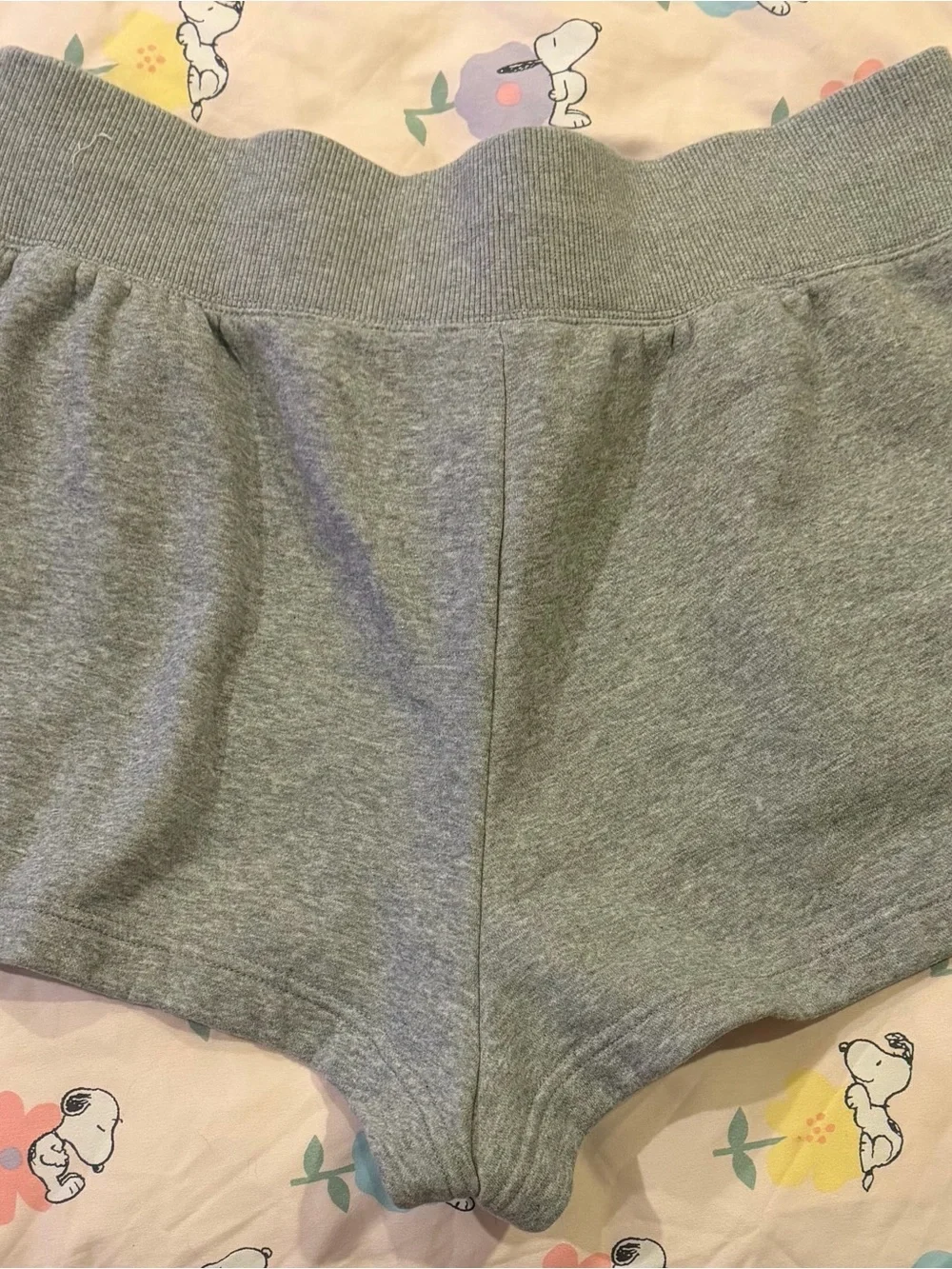 Nike Women's Light Gray Athletic Fleece Shorts - Picture 3 of 3